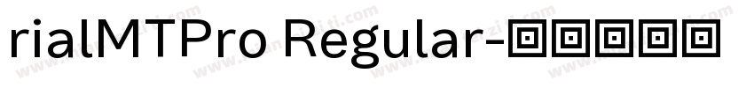rialMTPro Regular字体转换